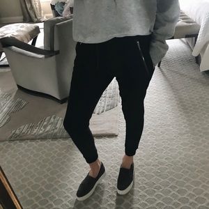 abercrombie & fitch black joggers